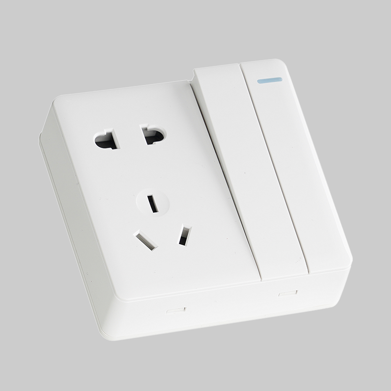 人民电器?联带五孔插座(RM6) 