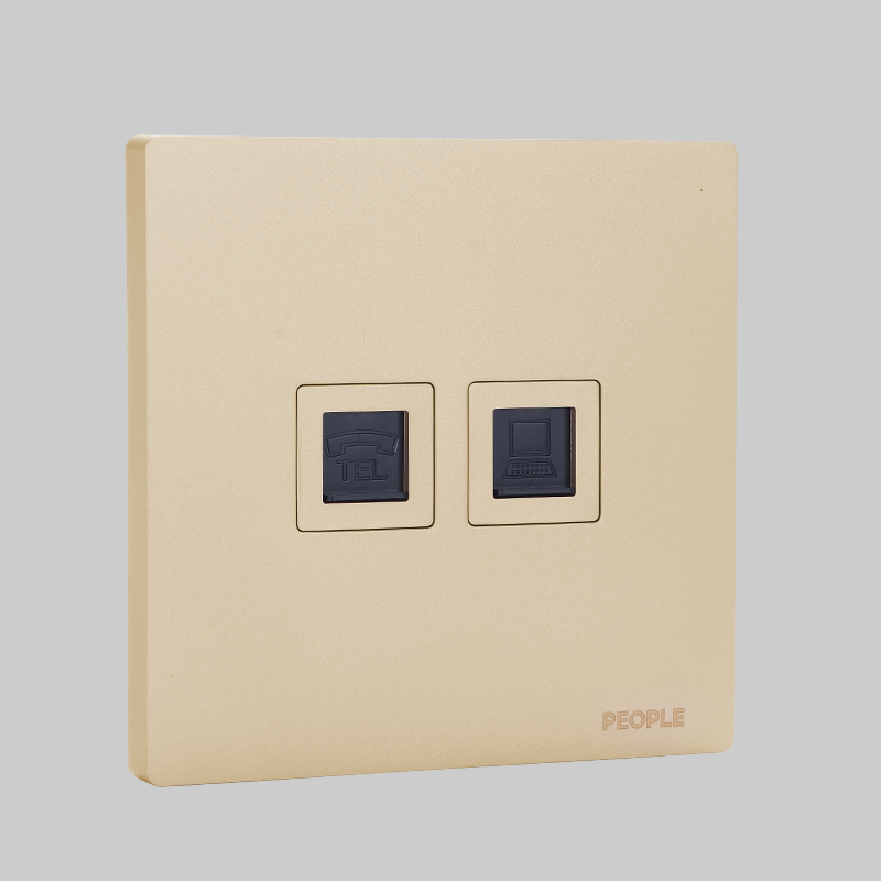 人民电器电话电脑插座(R86H5) 